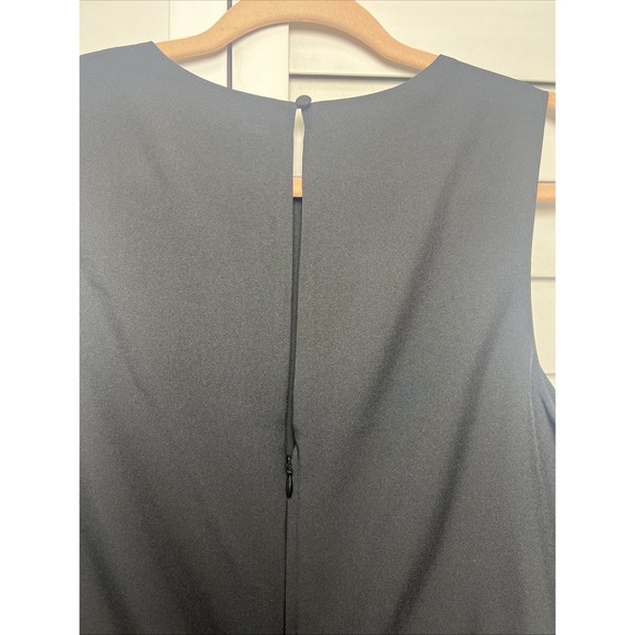 Banana Republic Sculpted Blousant Waist Sleeveless Mini Dress Size 12 Black NWT - Picture 10 of 11